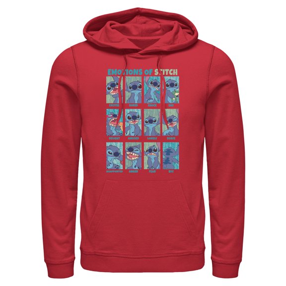 Mens Lilo & Stitch Emotions of 626 Lightweight Hoodie