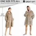 REDESS Wearable Blanket Hoodie, Oversized Sherpa Blanket Hoodie