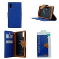 thumbnail image 3 of TopSave Goospery CANVAS Card Holder Fabric Folio Wallet Flip Case For iPhone X(10),XS,Blue, 3 of 3