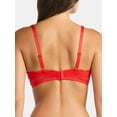 thumbnail image 2 of No Boundaries Valentine's Day Chiffon Bra, Women's, 2 of 4