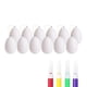 thumbnail image 2 of 12 huevos de Pascua DIY Kit de materiales de bricolaje 4 bolígrafos de acuarela de color blanco en blanco Pascua 8cm, 2 of 9