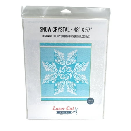 Snow Crystal Laser Cut Quilt Kit 48 In x 57 In