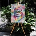 thumbnail image 4 of Hippie British Shorthair Portrait Watercolor Tie-Dye Vintage Styles Vertical Matte Canvas Poster Cat Lover Kitten Owner Gifts Wall Art Home Decor - 00014, 4 of 5