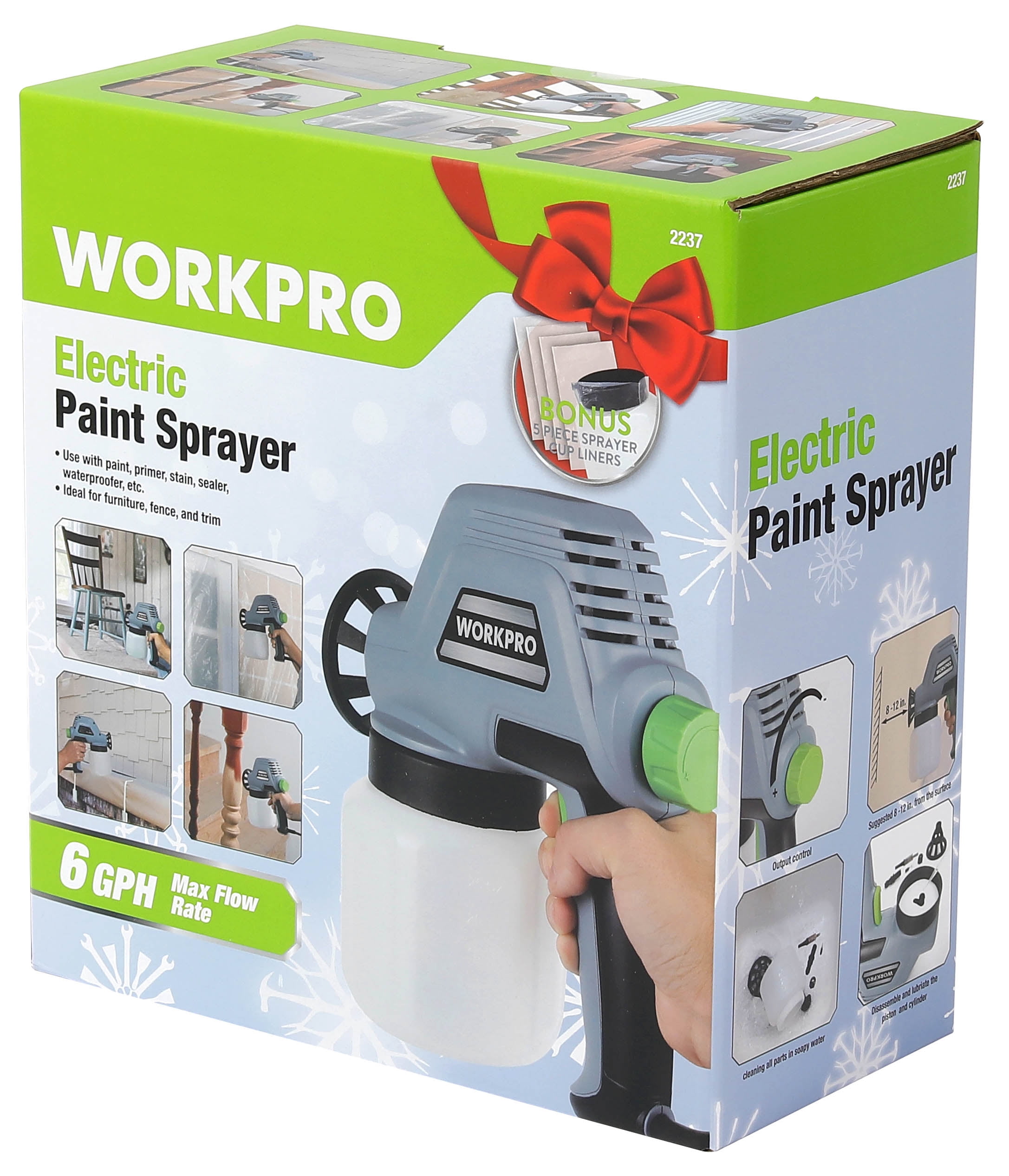 WorkPro Plus 14GPH Electric Paint Sprayer,120 Volt, Model, 56 OFF