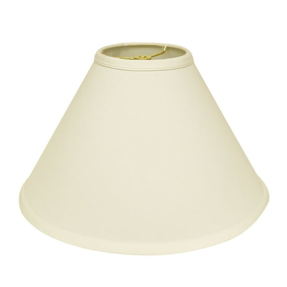Modern Cone Lampshade - Metal Washer Fitter - 13"W x 10"H - Off-White