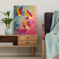 thumbnail image 5 of Colorful Flying Birds Watercolor Canvas Print, Wall Art Decor for Living Room Bedroom Office, 5 of 8