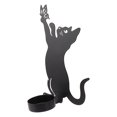 thumbnail image 1 of Decoration Candlestick, Cat Shape Home Decor Candlestick Iron Material  For Dinner Cat Serving A Dish,Standing Cat,Cat Catching, 1 of 8