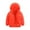 Orange, variant on Godderr Toddler Kids Boys Girls Winter Coats Solid Color Cotton Jacket for 2-12 Years Lightweight DownJacket Baby Puffer Hooded Coats Outerwear