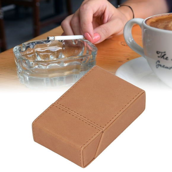 Box Container, Box Case Providing Excellent Protection PU for Business Brown