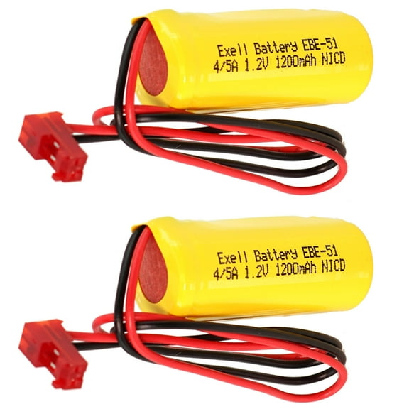 2pc Emergency Lighting Battery Saft 16440 Lithonia ELB1210N