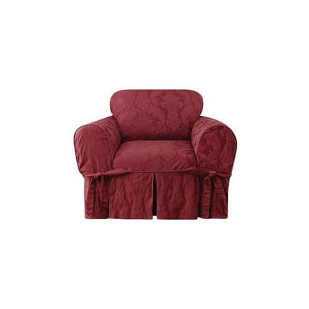 Sure Fit Matelasse Damask Chair Cover - Walmart.com ...
