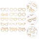 thumbnail image 2 of 17pcs Unfinished Wood Cutouts Glasses Theme Wood Crafts DIY Embellishments, 2 of 4