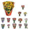 thumbnail image 1 of Bouquet de Fleurs Pop-Up Carte de Vœux Cadeau Fête des Mères, 1 of 2