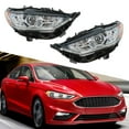 thumbnail image 2 of Pair of Headlight Housing Assembly Headlamps Fit for Ford Fusion 2017 2018 2019 (without Bulbs), 2 of 6