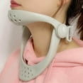 thumbnail image 1 of Dalazy Cervical Brace Appareil de Traction Cervical Support Fixe Correcteur de Posture Blanc, 1 of 9