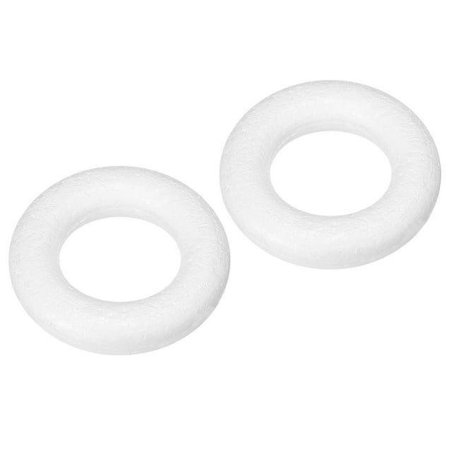 Unique Bargains Formes de Couronne en Mousse de 1,6 Pouces Anneaux Ronds pour Bricolage Lot de 2