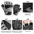 thumbnail image 7 of INBIKE Half-Finger Bicycle Gloves Unisex MTB Biking Gloves Grey, 7 of 7