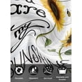 thumbnail image 7 of Sunflowers Cloth Napkins Set of 4 Reusable Dinner Napkins, Farmhouse Country Bee Wooden Grain Cocktail Napkin Washable Table Napkins for Wedding/Holiday Party/Baby Shower 20"x20", 7 of 7