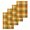 Orange, variant on Orange Yellow Green Fall Kitchen Dish Towels for Drying Dishes Set of 3, Autumn Gingham Buffalo Plaid Waffle Weave Microfiber Hand Tea Bathroom Towels Quick Dry & Absorbent Towel 15.7x23.6