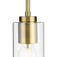thumbnail image 6 of Progress Lighting Cofield 1-Light Pendant, Vintage Brass, Glass Shade, 6 of 11