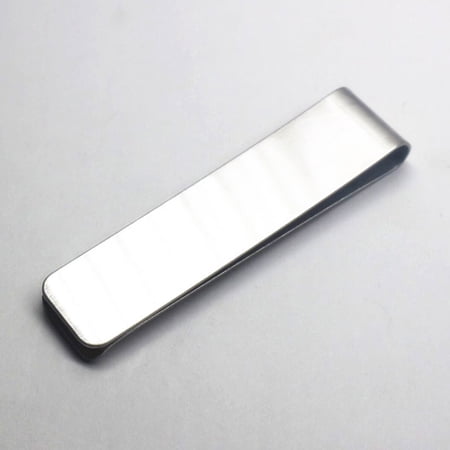 OFFIGAM Stainless Steel Money Clip Classic Style for Organized Cash and Cards