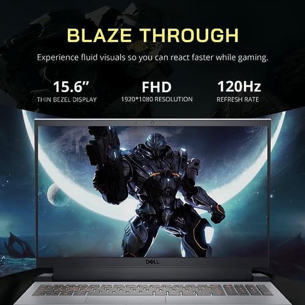 Dell G15 15.6'' FHD 120Hz Gaming Laptop, AMD Ryzen 5 6600H