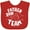 Red, variant on Inktastic Father's Day Father Son Team Parent Child Fist Bump Boys or Girls Baby Bib