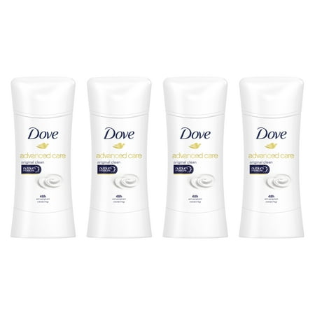 Dove Advanced Care Antiperspirant Deodorant Original Clean 2.6oz, 4ct