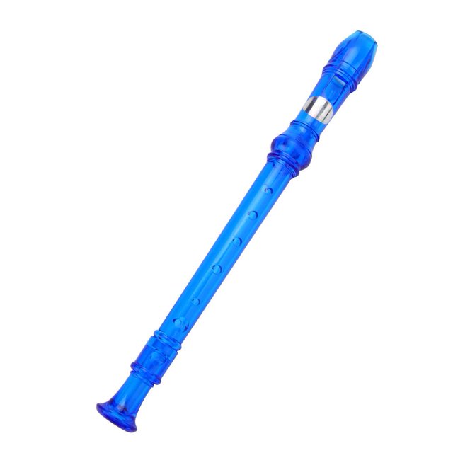 LYUMO 6Colors Plastic 8-Hole Translucent Descant Recorder for Kids Children Practice,Descant Recorder, Translucent Descant Recorder
