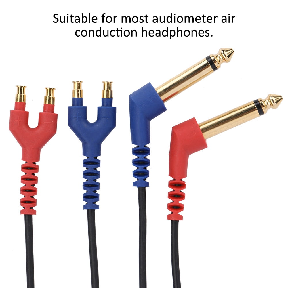 Wchiuoe Good Performance Audiometer Headphone Wire, Audiometer