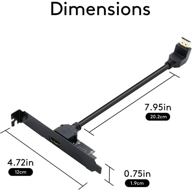 Shot - Adaptateur 90 Degres HDMI Male pour NINTENDO SWITCH Console