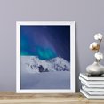 thumbnail image 2 of Designs ByLITA Frozen Wonder Polar Nightscape, 8 x 10 White Wall Print (Framed) | Beautiful Flowers | Stylish Modern Decoration For The Home and Office, 2 of 4