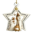 thumbnail image 2 of Honmine Jesuspirit Christian Gifts for Women Faith - Christmas Tree Decoration Wooden Ornaments - Nativity Scene Ornaments, Catholic Religious Gifts, Christian Gift Ideas, 2 of 7