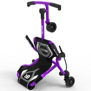 EzyRoller: Drifter X - Purple - Ride-On Scooter, Cambering Motion, Pedal Free Cart, Hand Brakes, Extendable Frame, 154lb Capacity, Adults-Kids Ages 6+