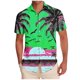 thumbnail image 1 of Mens Casual Manga Corta Botón Abajo Camisas Impresas Botón de Bolsillo Turndown Collar Blusa para Verano Al Aire Libre Casual Diario, 1 of 6
