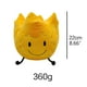 thumbnail image 4 of Cojín De Sofá Súper Suave De Peluche De Dibujos Animados De Hoja Verde Lindo Para Fanáticos De Dibujos Animados Speravity FN008362-02, 4 of 6