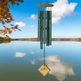 thumbnail image 2 of Woodstock Wind Chimes Encore® Collection, Chimes of Polaris, 22'' Verdigris Wind Chime DCV22, 2 of 7