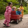 thumbnail image 4 of Jan & Jul Kids Girls Cozy-Dry Waterproof Play Suit - (Origami - 4T), 4 of 6