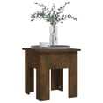 thumbnail image 2 of vidaXL Coffee Table Smoked Oak 40x40x42 cm Engineered Wood, 2 of 4