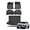 2019-2025 XT4, variant on AOMSAZTO Floor Mats Fit for Cadillac CT5 2020-2024 -All Weather Car Floor Mat Non-Slip TPE Rubber Floor Liner - 1st & 2nd Row Liner Automotive Floor Mats-Black