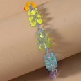 thumbnail image 3 of Cartoon Rainbow Candy Bear Ins Colored Gummy Candy Woman Bear Bounce Di Hip Hop Jelly Color Bracelet Girl Bracelet Gift, 3 of 3