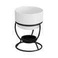 thumbnail image 1 of Olla para fondue de chocolate, tetera, olla de porcelana para derretir mantequilla para bodas, compromisos blanco, 1 of 9