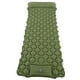 thumbnail image 2 of Colchoneta inflable para acampar, colchón de aire para viajes al aire libre, color verde militar., 2 of 14
