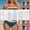0_ Army Green, variant on Contrast Stripe Bandeau Tankini Two Piece Swimsuit Butt Lifting Figure Flattering for Water Sports Pink S