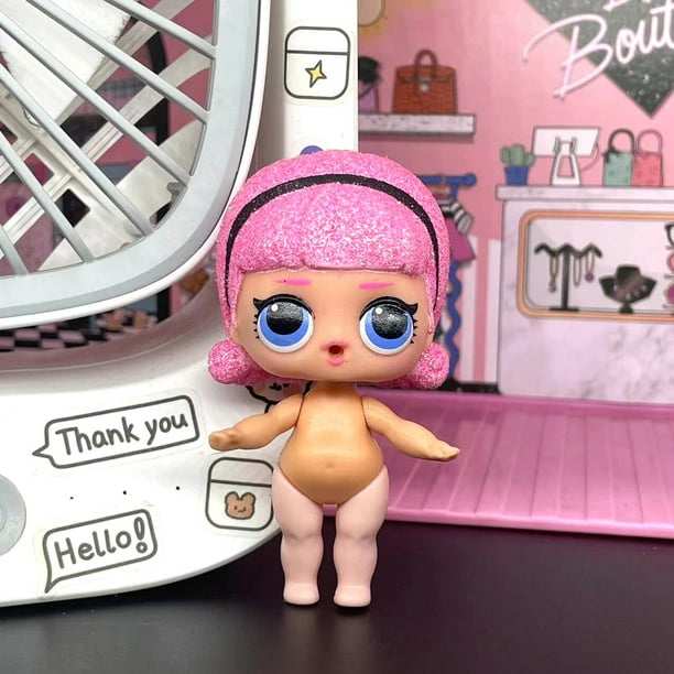 LOLs-Muñeca desnuda de hermana mayor para niños, juguete Original de 8CM, casa de juegos, regalo de cumpleaños, Colección corporal, accesorios DTY, 1 unidad qym unisex