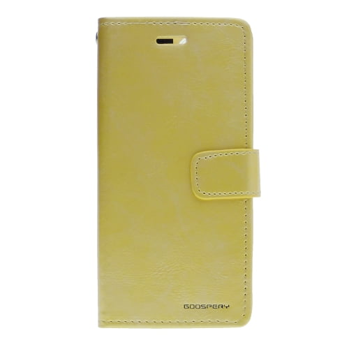Goospery Bluemoon Card Holder w/Clip Leather Folio Wallet Flip Case For iPhone 11 Pro Max(6.5"), Gold