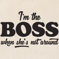 thumbnail image 2 of CafePress - I'm The Boss Tote Bag - Unisex Canvas Tote Bag, Beige, 1-Piece, 2 of 6