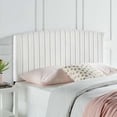 thumbnail image 2 of Headboard, Full Queen Size, Velvet, White, Modern Contemporary Urban Design, Bedroom Master Guest Suite, 2 of 10