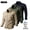 Khaki+Army green+Navy, variant on 3 Pack Men's 100% Cotton Long Sleeve Cargo Shirt, Button Down Work Shirt with Dual Chest Pockets, Casual Outdoor Hiking Solid Color Shirts for Men