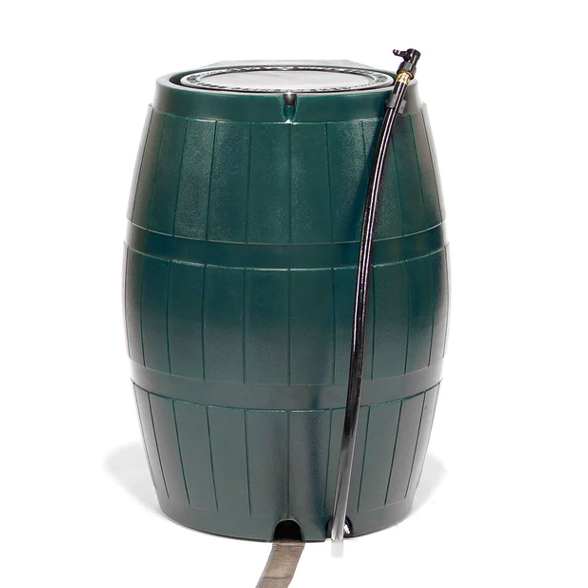 FCMP Outdoor RC4000 Raincatcher 50 Gallon Rain Catcher Barrel, Green